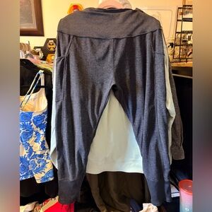 Women’s Dark Gray Jogger Pants - Comfortable Casual Wear